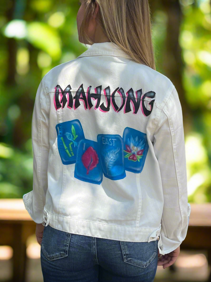 Airbrush Mahjong Tile Jacket