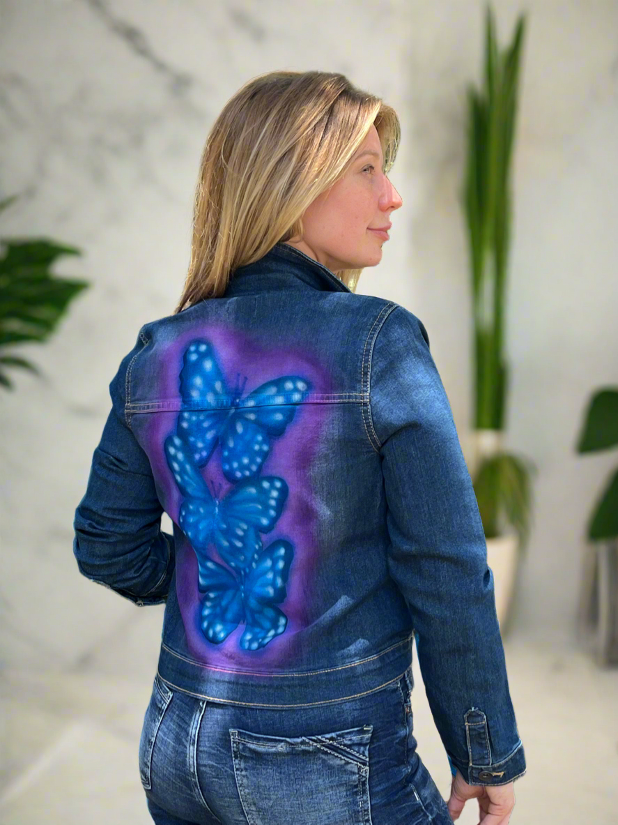 Airbrush Butterfly Jacket